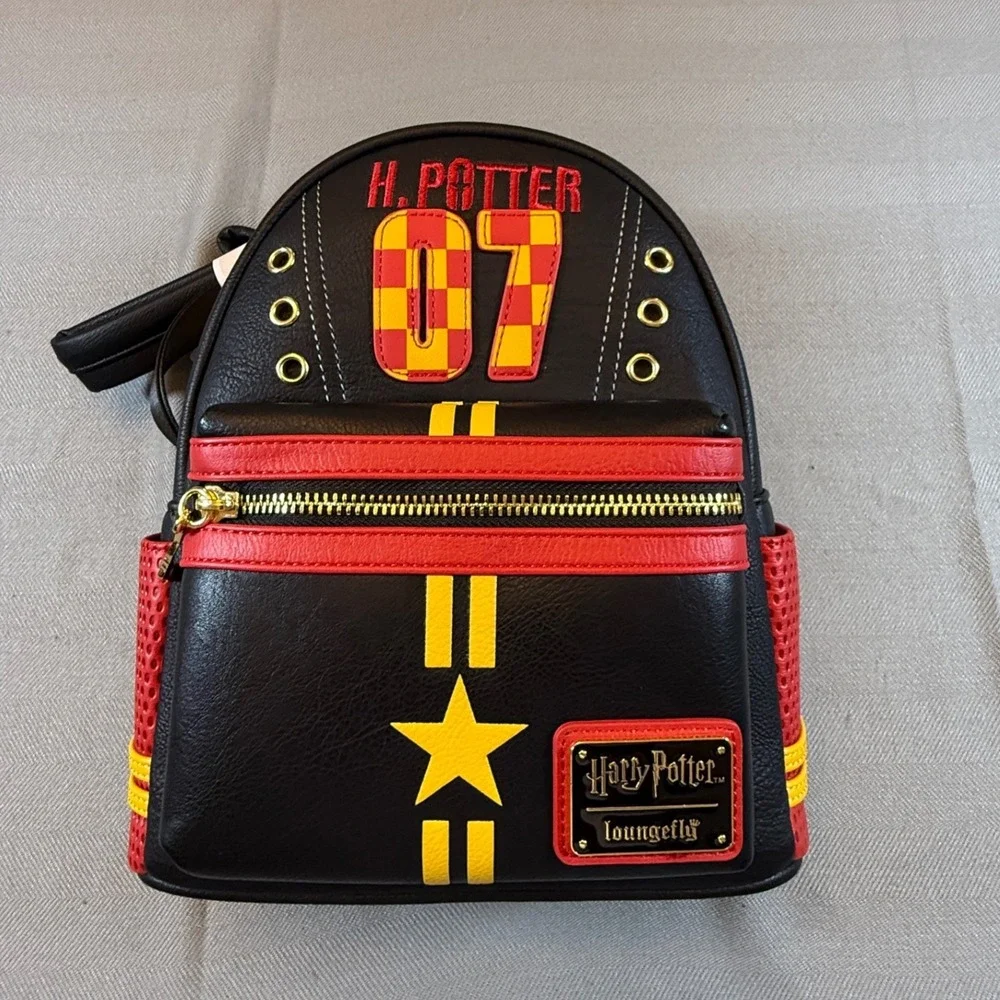 Loungefly Harry Potter Quidditch 07 Gryffindor Jersey Mini Backpack WDBK2652